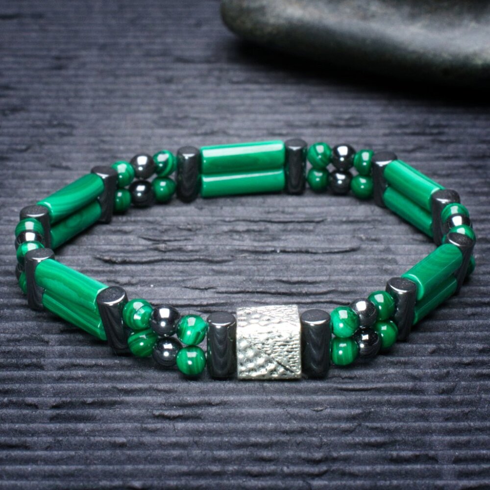 Malachite Double Power Bracelet